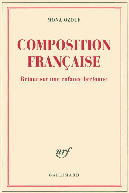 Composition française - Mona Ozouf -  Blanche - Livre