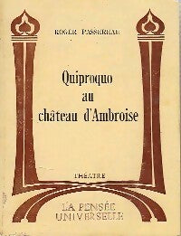 Livrenpoche : Quiproquo au château d'Ambroise - Roger Passereau - Livre