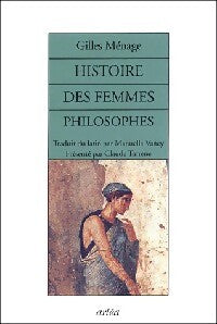 Livrenpoche : Histoire des femmes philosophes - Gilles Ménage - Livre