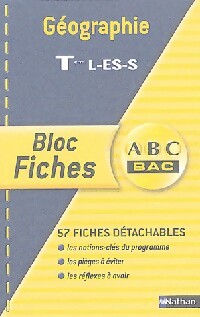 Livrenpoche : Géographie Terminales L, ES, S - Noëlle Blanchenoix - Livre
