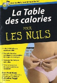 La table des calories - Jean-Paul Blanc - Livre