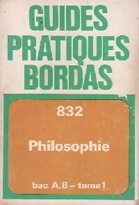 Livrenpoche : Philosophie Bac A, B : Tome I - Roger Mucchielli - Livre