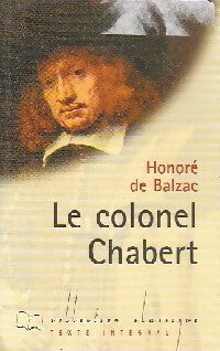 Le colonel Chabert - Honoré De Balzac -  Classique - Livre