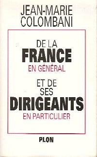 Livrenpoche : De la France en général et de ses dirigeants en particulier - Jean-Marie Colombani - Livre