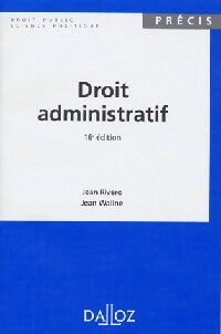 Livrenpoche : Droit administratif - Jean Rivero - Livre