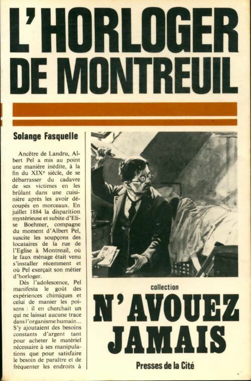 Livrenpoche : L'horloger de Montreuil - Solange Fasquelle - Livre