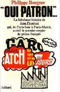Livrenpoche : Oui Patron - Philippe Boegner - Livre