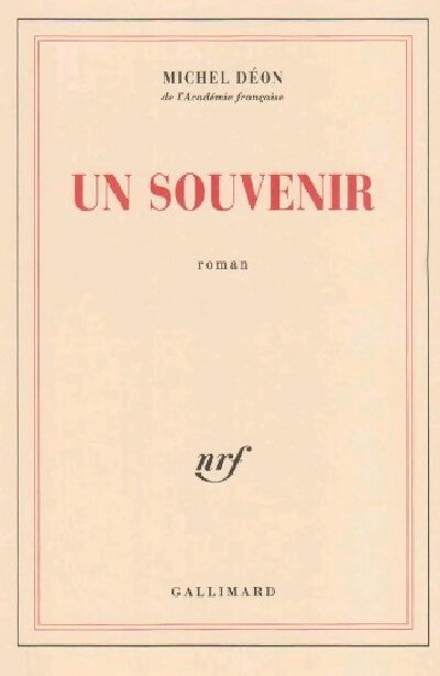 Livrenpoche : Un souvenir - Michel Déon - Livre