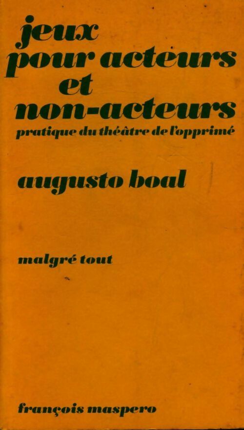 Livrenpoche : Jeux pour acteurs et non-acteurs - Augusto Boal - Livre