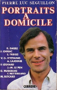 Livrenpoche : Portraits à domicile - Pierre Luc Seguillon - Livre