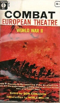 Livrenpoche : Combat : European Theatre World War II - Don Congdon - Livre
