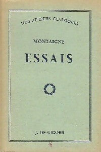 Livrenpoche : Essais - Michel De Montaigne - Livre