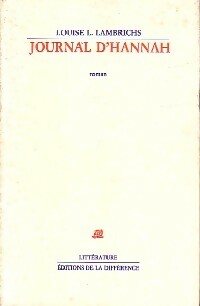 Livrenpoche : Journal d'Hannah - Louise L. Lambrichs - Livre