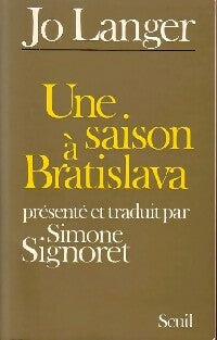 Une saison à Bratislava - Jo Langer -  Seuil GF - Livre