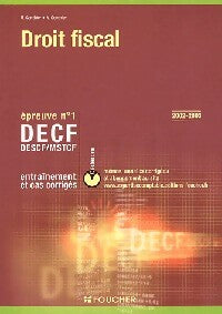 Livrenpoche : Droit fiscal. Epreuve n°1 DECF - Marcel Gonthier, Nathalie Gonthier - Livre