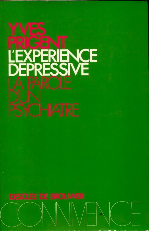 Livrenpoche : L'expérience dépressive - Yves Prigent - Livre