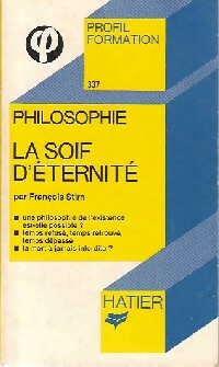 Livrenpoche : La soif d'éternité - François Stirn - Livre
