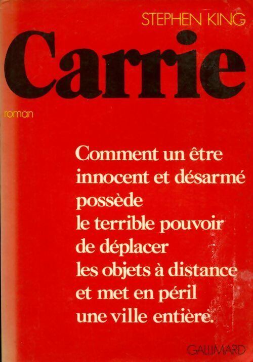 Livrenpoche : Carrie - Stephen King - Livre
