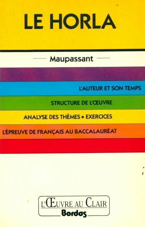 Livrenpoche : Le horla, Maupassant - Béatrice Laudsat - Livre