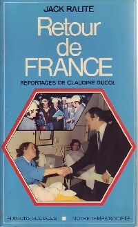 Livrenpoche : Retour de France - Jack Ralite - Livre
