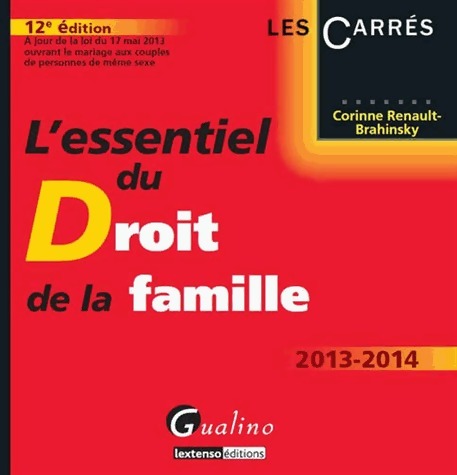 Livrenpoche : L'essentiel du droit de la famille - Corinne Renault-Brahinsky - Livre