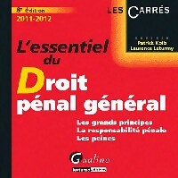 Livrenpoche : L'essentiel du droit pénal général - Patrick Kolb, laurence Leturmy - Livre