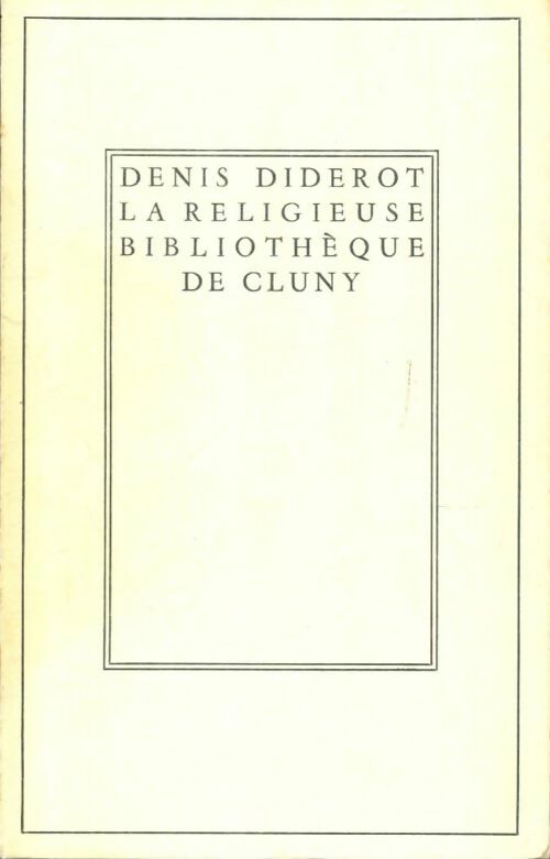 Livrenpoche : La religieuse - Denis Diderot - Livre