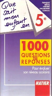 Livrenpoche : Que sait mon enfant en 5e - Collectif - Livre