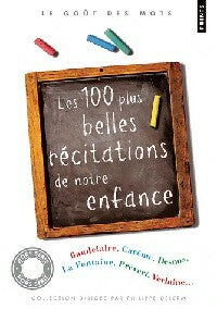Livrenpoche : Les 100 plus belles récitations de notre enfance - Albine Novarino, Béatrice Mandopoulos - Livre