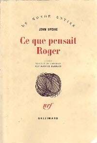 Ce que pensait Roger - John Updike - Livre