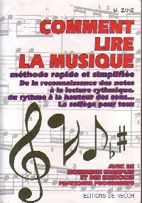 Livrenpoche : Comment lire la musique - M. Zane - Livre