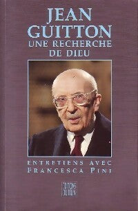 Livrenpoche : Une recherche de Dieu - Jean Guitton - Livre