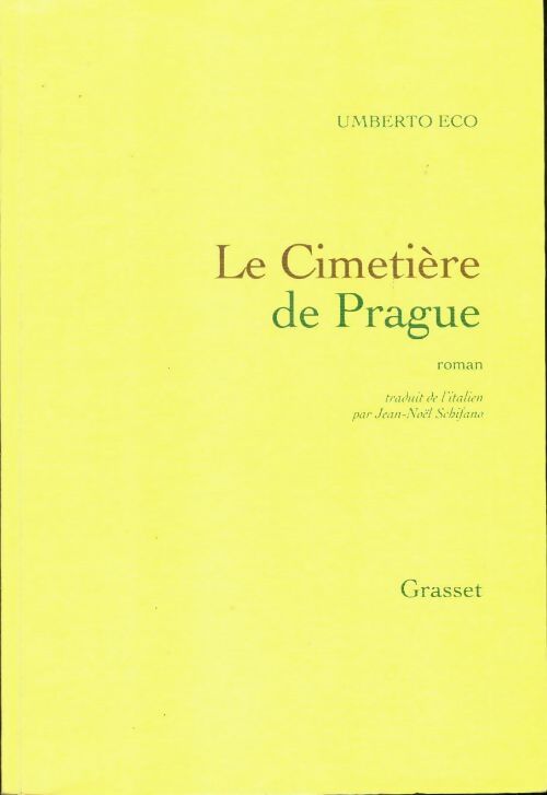 Livrenpoche : Le cimetière de Prague - Umberto Eco - Livre