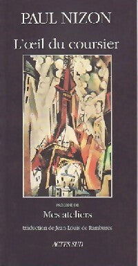 Livrenpoche : L'oeil du coursier - Paul Nizon - Livre