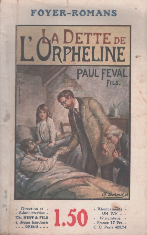 La dette de l'orpheline - Fils Paul Féval - Livre