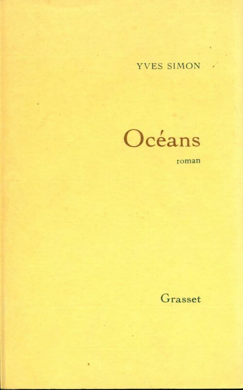 Livrenpoche : Océans - Yves Simon - Livre