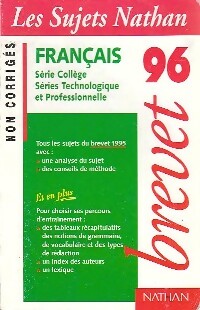 Français Brevet sujets non corrigés - Inconnu - Livre