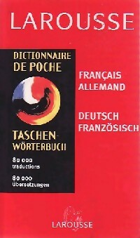 Dictionnaire allemand-français, français-allemand - Harrap Weis Haberfellner -  Larousse de poche - Livre