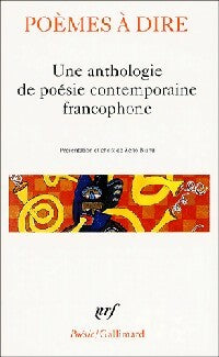 Livrenpoche : Une anthologie de poésie contemporaine francophone - Zéno Bianu - Livre