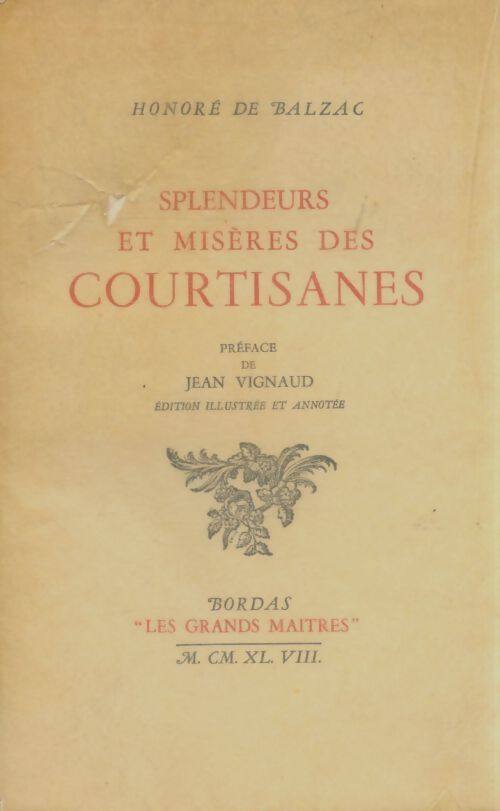 Livrenpoche : Splendeurs et misères des courtisanes - Honoré De Balzac - Livre