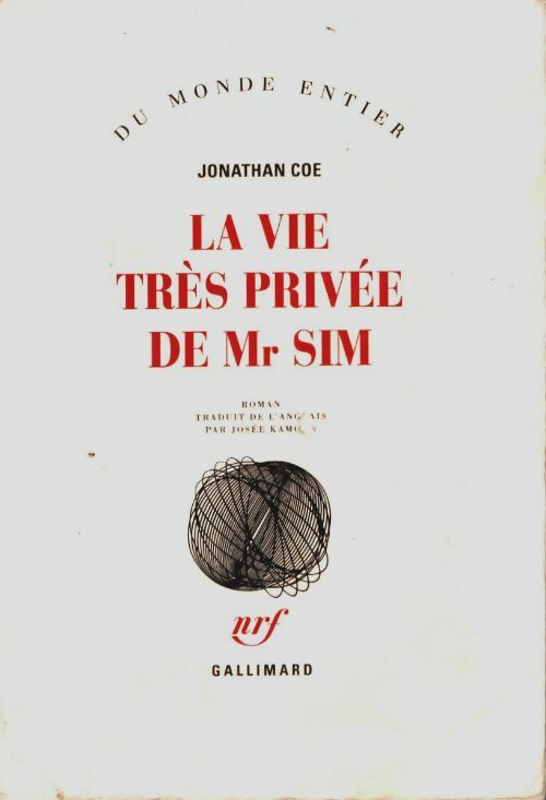 Livrenpoche : La vie très privée de Mr Sim - Jonathan Coe - Livre