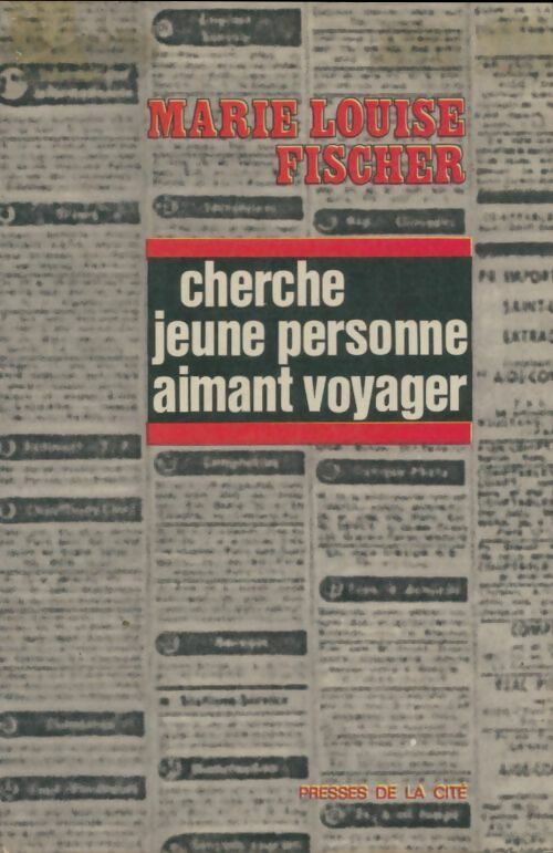 Livrenpoche : Cherche jeune personne aimant voyager - Marie-Louise Fischer - Livre