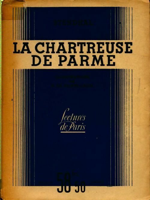 La chartreuse de Parme - Stendhal -  Bibliothèque illustrée de Lectures de Paris - Livre