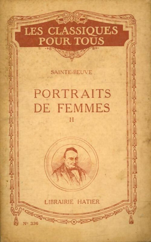 Livrenpoche : Portraits de femmes Tome II - Charles-Augustin Sainte-Beuve - Livre