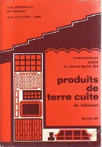 Livrenpoche : Produits de terre cuite de bâtiment - Henri Berbesson, Max Bouéry - Livre