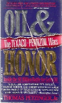 Livrenpoche : Oil & honor - Thomas Petzinger - Livre