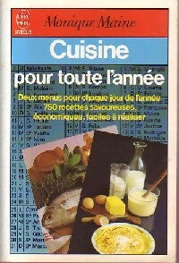 Livrenpoche : Cuisine pour toute l'année - Monique Maine - Livre