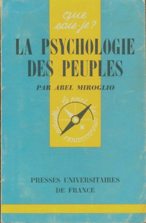 Livrenpoche : La psychologie des peuples - Abel Miroglio - Livre