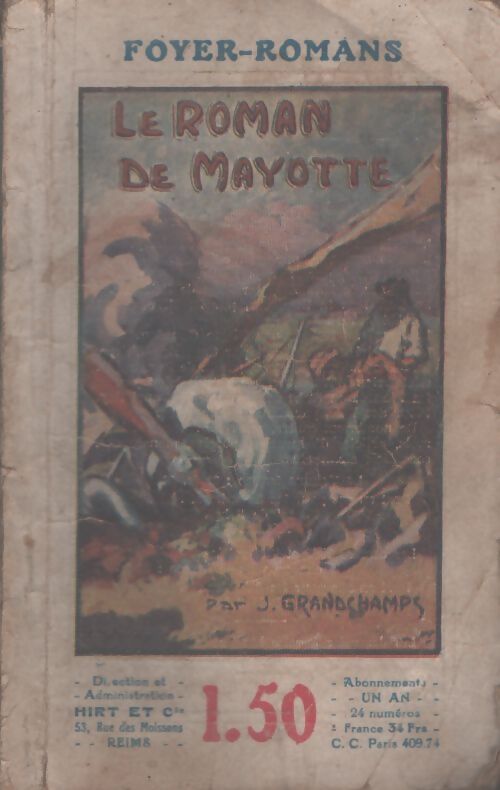 Le roman de Mayotte - Jacques Grandchamps - Livre