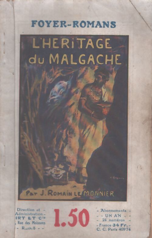 L'héritage du malgache - J. Romain Le Monnier - Livre